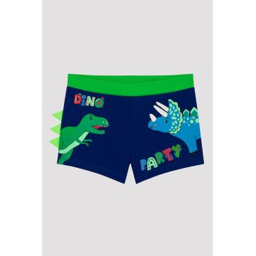 Pantaloni scurti de baie cu imprimeu grafic