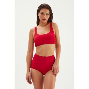 Sutien de baie uni cu bretele late