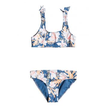 Costum de baie in doua piese cu imprimeu floral Lovers