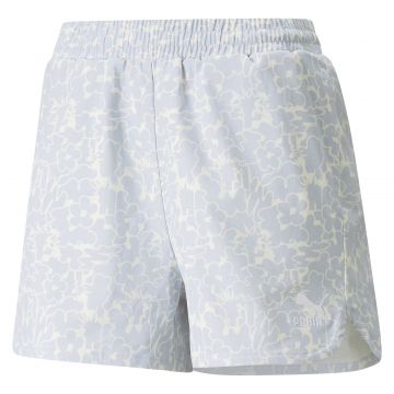 Short PUMA pentru femei CLASSICS SUMMER RESORT AOP TWILL SHORTS - 53684721