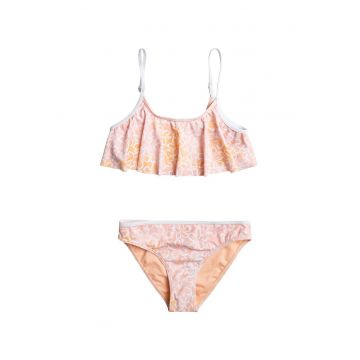 Costum de baie din doua piese cu model floral Joyful Ride