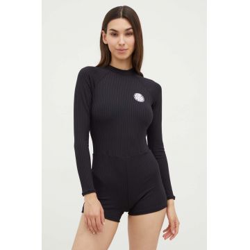 Rip Curl costum de baie dintr-o bucată Boyleg culoarea negru, cupa moale