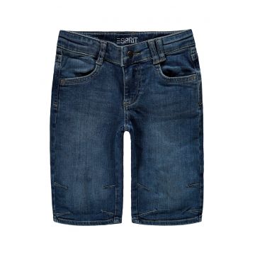 Bermude de denim cu talie medie