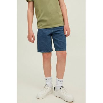 Bermude din denim cu talie medie