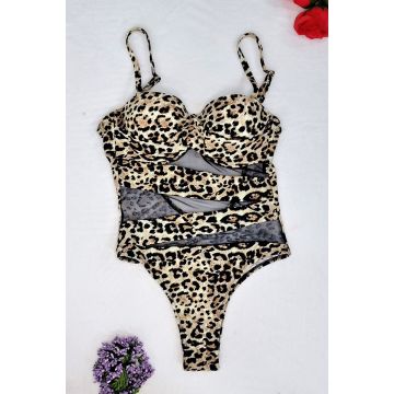 Costum de baie intreg Felicity animal print