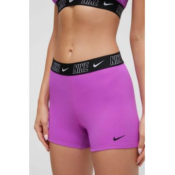 Nike pantaloni scurti de baie Logo Tape culoarea violet