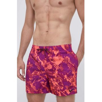 Nike pantaloni scurti de baie Volley culoarea violet