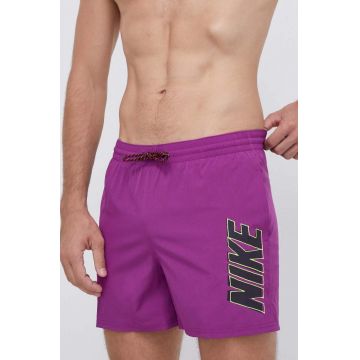 Nike pantaloni scurti de baie Volley culoarea violet