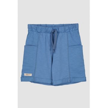 Pantaloni scurti de bumbac cu buzunare laterale