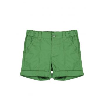 Pantaloni scurti de bumbac cu buzunare oblice