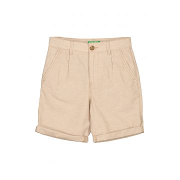 Pantaloni scurti din amestec de in