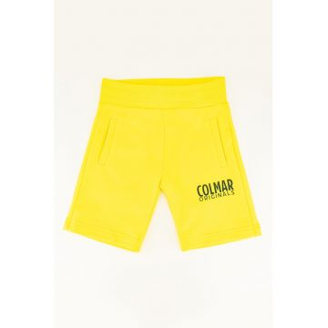 Pantaloni sport scurti cu imprimeu logo