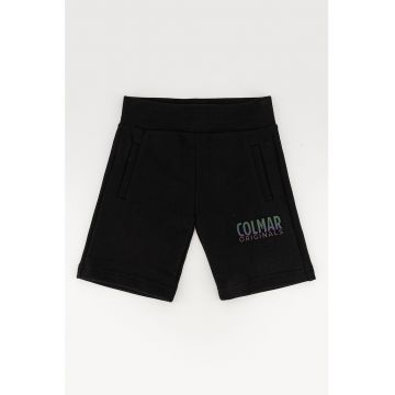 Pantaloni sport scurti cu imprimeu logo