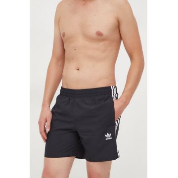 adidas Originals pantaloni scurti de baie culoarea negru