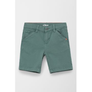 Bermude chino cu talie inalta