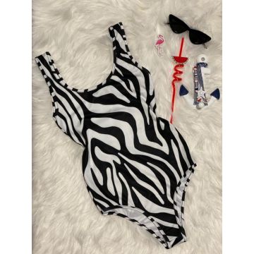 Body - costum de baie LYS Black Zebra, Marime universala S/M