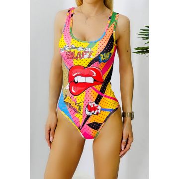 Body - costum de baie LYS, Lips, Marime S/M
