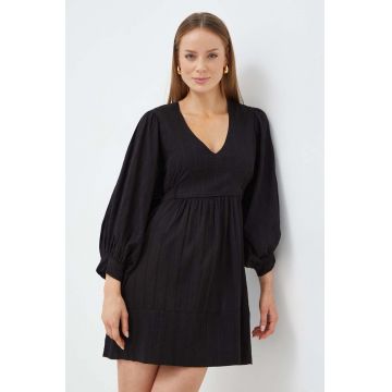 Melissa Odabash rochie de plajă din bumbac culoarea negru