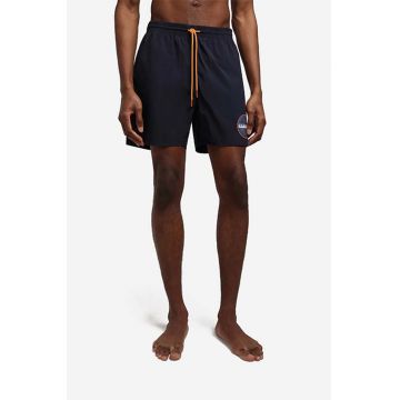 Napapijri pantaloni scurți de baie barbati, culoarea albastru marin, neted NA4G5C.176-176