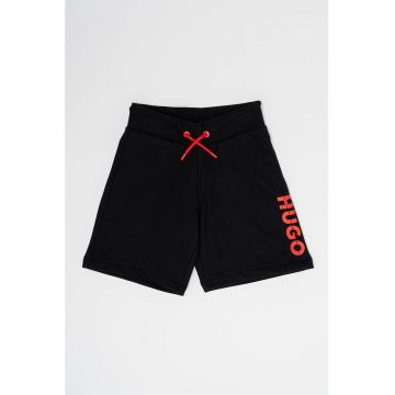 Pantaloni scurti cu imprimeu logo