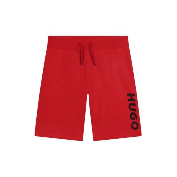 Pantaloni scurti cu imprimeu logo