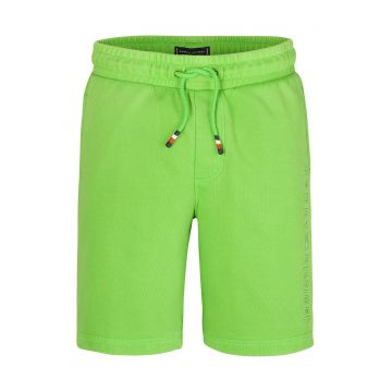 Pantaloni scurti cu logo brodat