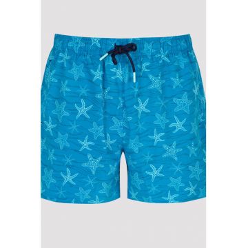 Pantaloni scurti de baie cu model stea de mare