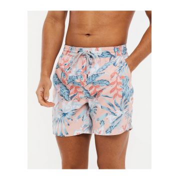 Pantaloni scurti de baie cu model tropical Belo 3619