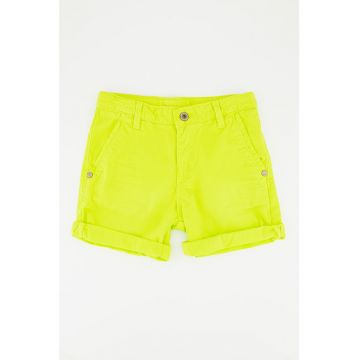 Pantaloni scurti de bumbac cu fermoar