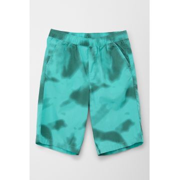 Pantaloni scurti de bumbac cu model tie-dye