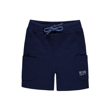 Pantaloni scurti de bumbac cu snururi