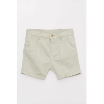 Pantaloni scurti din amestec de in
