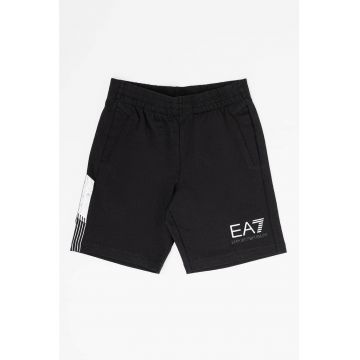 Pantaloni scurti din bumbac cu buzunare laterale