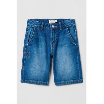 Pantaloni scurti din denim cu 4 buzunare