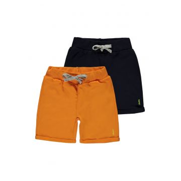 Set de pantaloni scurti de bumbac - 2 piese
