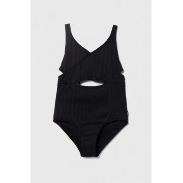 Abercrombie & Fitch costum de baie dintr-o bucată pentru copii culoarea negru