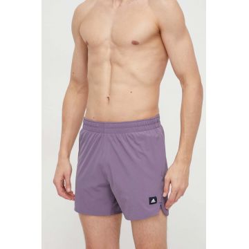 adidas pantaloni scurti de baie culoarea violet