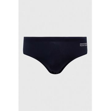 Armani Exchange costum de baie culoarea albastru marin