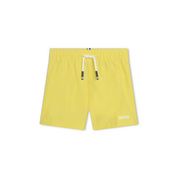 BOSS pantaloni scurti de baie copii culoarea verde BOSS pantaloni scurti de baie copii culoarea verde