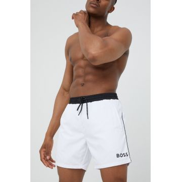 BOSS pantaloni scurți de baie culoarea alb 50469302