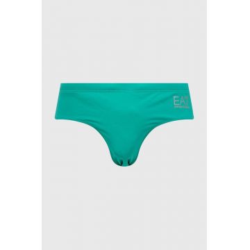 EA7 Emporio Armani costum de baie culoarea verde