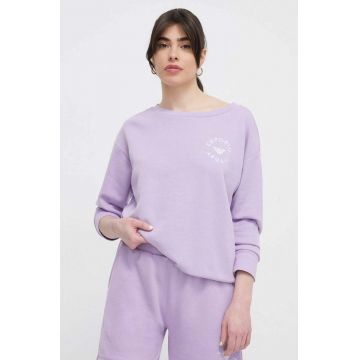 Emporio Armani Underwear bluza de plaja culoarea violet