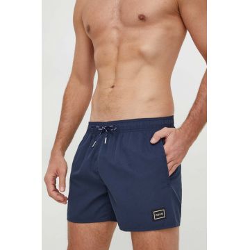 HUGO pantaloni scurti de baie culoarea albastru marin HUGO pantaloni scurti de baie culoarea albastru marin