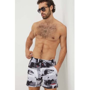HUGO pantaloni scurti de baie culoarea negru HUGO pantaloni scurti de baie culoarea negru