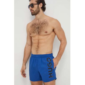 HUGO pantaloni scurti de baie culoarea verde HUGO pantaloni scurti de baie culoarea verde