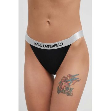 Karl Lagerfeld chiloti de baie culoarea negru