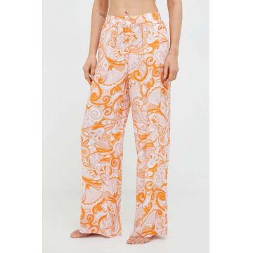 Melissa Odabash pantaloni de plaja culoarea portocaliu