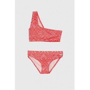 Pepe Jeans costum de baie pentru copii din două piese BANDANA ASY BIKINI SET culoarea rosu