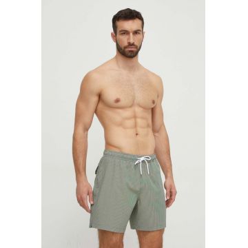 Abercrombie & Fitch pantaloni scurti de baie culoarea verde