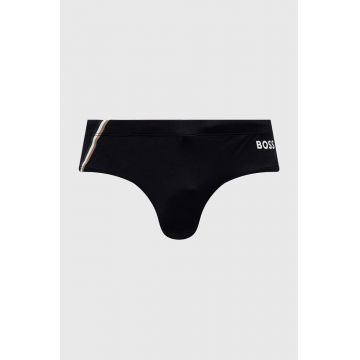 BOSS costum de baie culoarea negru 50515714